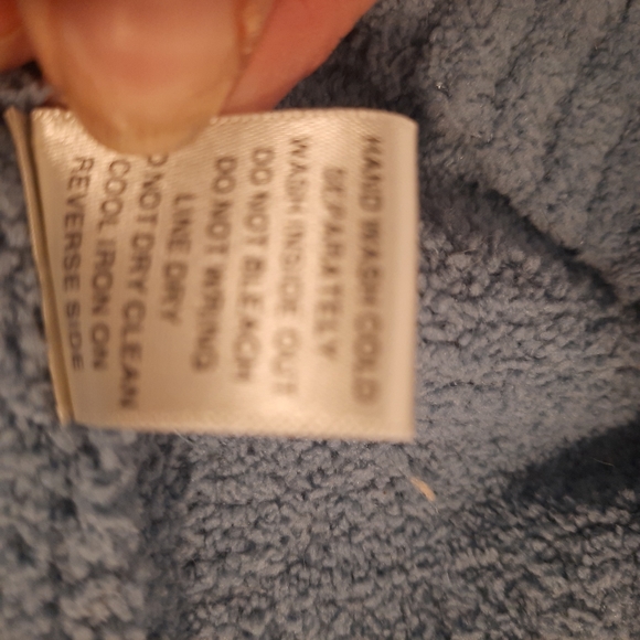 Christopher Banks Slate Grey Blue Pullover Long Sleeve Soft Sweater Zip Up XL - Picture 6 of 6